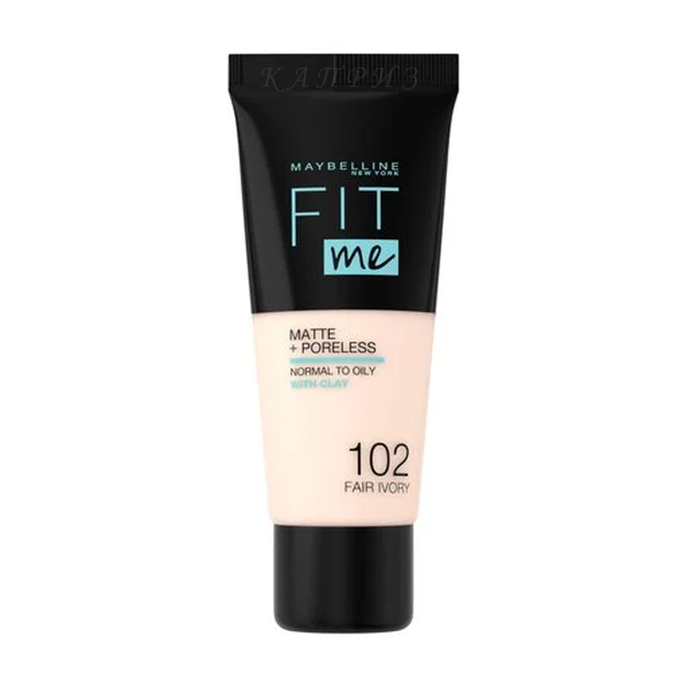 Тональна основа Maybelline New York Fit Me матувальний 102 30 мл, фото 1