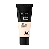 Тональна основа Maybelline New York Fit Me матувальний 102 30 мл