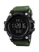 Годинник наручний спортивний водостійкий електронний Skmei Sport зелені