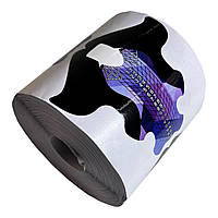 Форми для нарощування нігтів Gelsky, фіолетові, рулон 300 шт