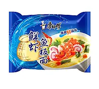 Лапша быстрого приготовления KangShiFu Shrimp & Fish Noodles креветки и рыба 100g