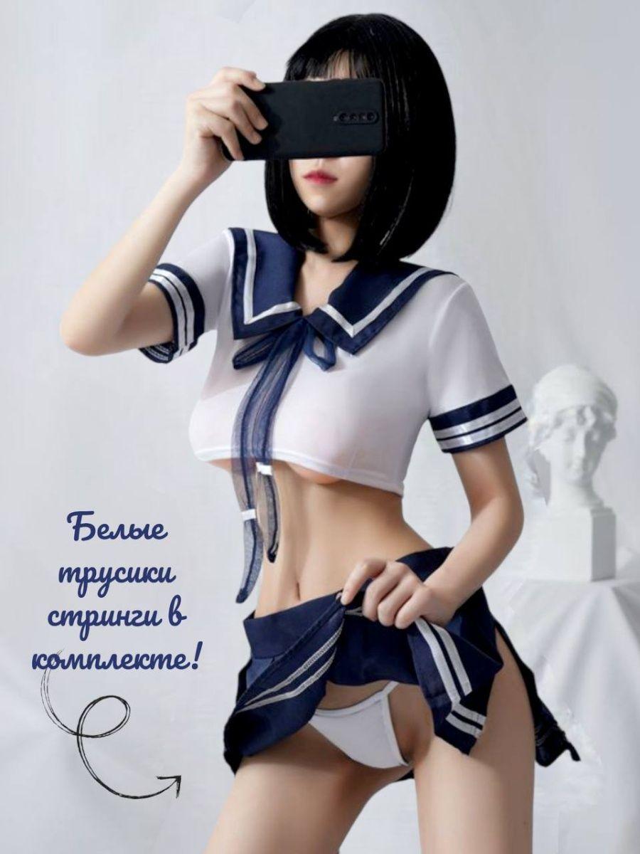 Уроки Пристрасті: Еротична Білизна Костюм Школярки S Синій ( 140 010 )