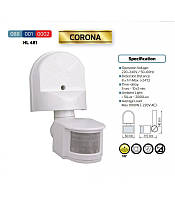 Датчик движения CORONA Horoz Electric белый IP44