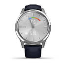 Vivomove Luxe Silver Stainless Steel Case with Navy Italian Leather Band, фото 5