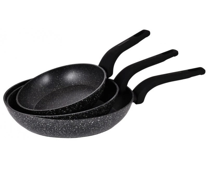 Набір сковорідок Klausberg KB-7438 (20,24,28 см), фото 1