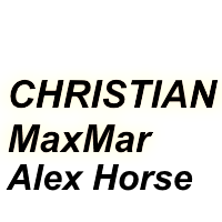 Christian MaxMar Alex Horse