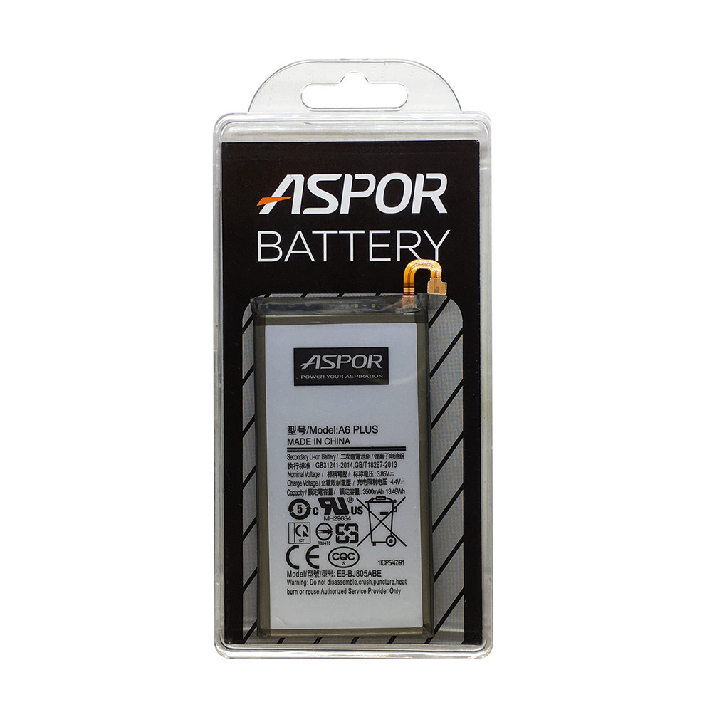 Акумулятор Aspor для Samsung A605 / A6 Plus