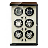 Шкатулка для часов Salvadore SL/3060-BRW 6X6 с подзаводом