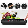 Кухонний вакууматор Vacuum Sealer + Подарунок Пакети для вакууматора 5м*30см / Вакуумний пакувальник продуктів, фото 5
