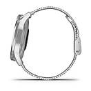 Vivomove Luxe Silver Stainless Steel Case with Silver Milanese Band, фото 6