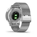 Vivomove Luxe Silver Stainless Steel Case with Silver Milanese Band, фото 7