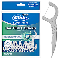 Флос-зубочистки ORAL-B Glide Bacteria Guard Dental Floss Picks 75шт