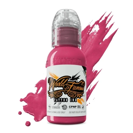 15 мл Тату фарба Paraguay Pink World Famous, фото 1