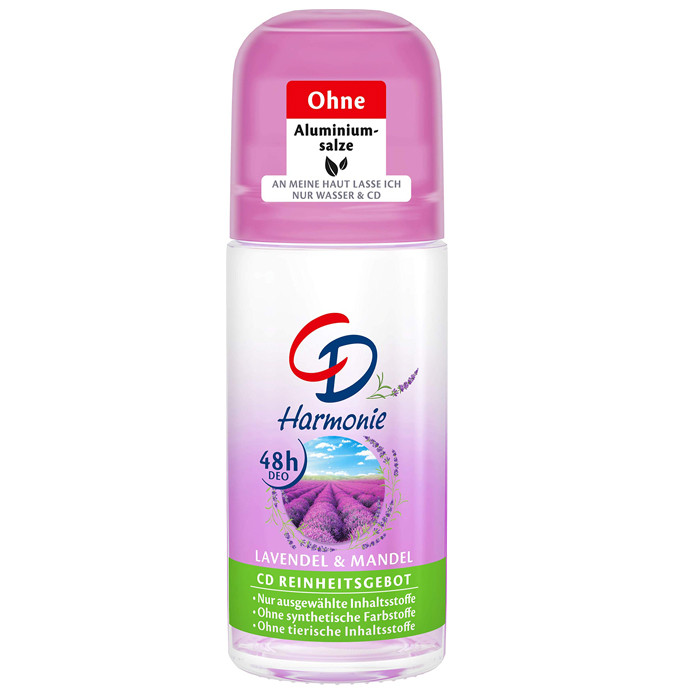 Роликовий дезодорант без алюмінію «Лаванда та мигдаль» CD Harmonie 48h Deo Roll-On 50 мл, фото 1