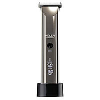 Аккумуляторная машинка для стрижки волос Adler Hair Сlipper LCD-дисплей (AD 2834)