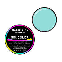 Гель для укрепления и дизайна Magic Girl Color Gel мятный 12 мл