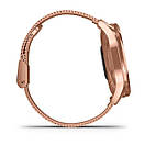 Vivomove Luxe 18K Rose Gold PVD Stainless Steel Case with Rose Gold Milanese Band, фото 8