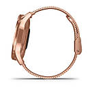 Vivomove Luxe 18K Rose Gold PVD Stainless Steel Case with Rose Gold Milanese Band, фото 6
