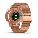 Vivomove Luxe 18K Rose Gold PVD Stainless Steel Case with Rose Gold Milanese Band, фото 7