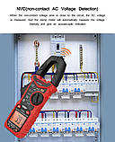 Цифрові струмовимірювальні кліщі Мультиметр, Вимірювач постійного та змінного струму, фото 4