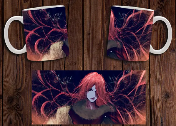 Чашка біла керамічна з принтом "Elden Ring" Елден ринг ABC, фото 1