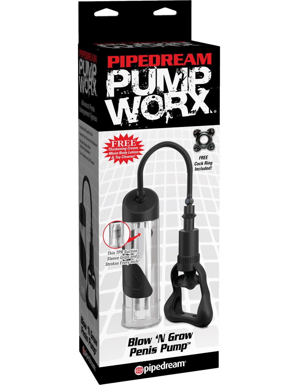 Всмоктувальна вакуумна помпа Pump Worx Blow-N'-Grow Penis Pump