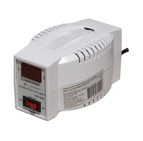 Luxeon AVR-500 D білий — стабілізатор для котла газового Стабілізатор пружні з дисплеєм індикацією, фото 1