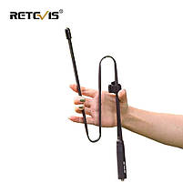 Складна тактична антена Retevis HA02, SMA-F для рації Baofeng BF-888S, UV-82, UV-5R, H-6, фото 3
