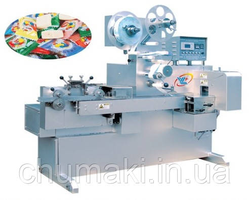 Флоу-пак машина для різання та пакування суфлейних виробів