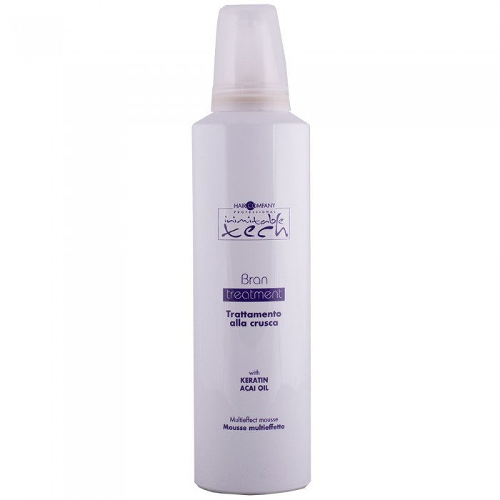 Hair Company Inimitable Tech Bran Treatment Мус на основі рисових висівок 250мл (Оригінал)