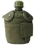 Фляга з підсклянником та чохлом Mil-tec Оліва 14506001.solve, фото 9