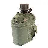 Фляга Mil-tec  з чохлом 1 літр олива 14505001.solve, фото 3
