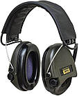 Навушники активні стрілецькі MSA Sordin Supreme Pro X з шкіряним оголів'ям, фото 2
