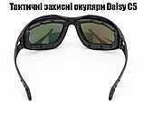 Тактичні захисні окуляри з поляризацією Daisy с5 Black + 4 комплекти лінз.solve, фото 10