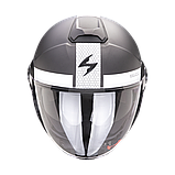 Мотошолом Scorpion Exo-City II Short сріблясто-білий, фото 2