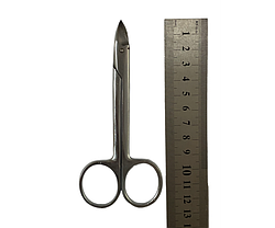 H-79 Ножиці для коронок вертикально вигнуті 125 мм., фото 4