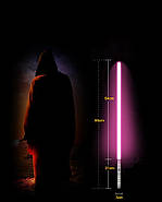 Меч Джедая 85 см - Світловий лазерний меч - Зоряні війни - Безступінчаста зміна кольорів, фото 9