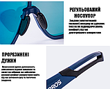 Сонцезахисні  окуляри ROCKBROS 10132  білі .5 лінз/скла поляризація UV400 велоокуляри.тактичні.solve, фото 9