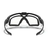 Захисні окуляри та маска 2 в 1 тактичні Oakley Si Ballistic M Frame black.solve, фото 9