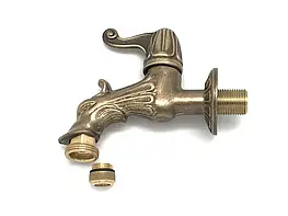Кран латунний для турецької лазні "Прапорець укорочений"