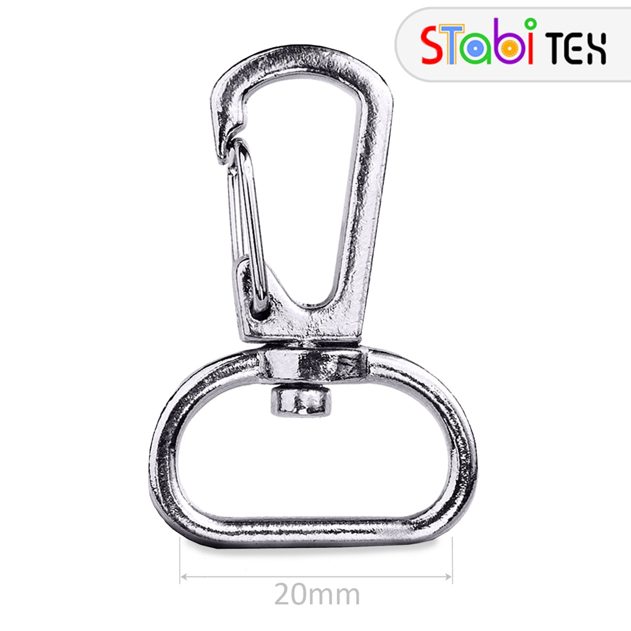 Карабін 20мм литий (4,7гр) Нікель