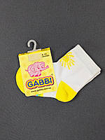 Детские демисезонные носки Gabbi NSD-18 8-10см белые 90018