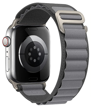 Тканинний ремінець Alpine Loop для Apple Watch 38/40/41 mm Dark-grey