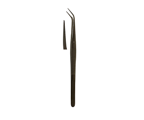 П-114 Пінцет зубний вигнутий ПСі 150х0,6 мм., фото 1