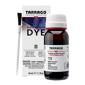 Барвник для замші, нубука TARRAGO SUEDE NUBUCK DYE 50 мл колір темно-сірий (15)
