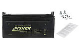 Fisher GEL 80 Ач гелевий 12В акумулятор тяговий АКБ для човнового електромотора та інвертора безперебійника, фото 2