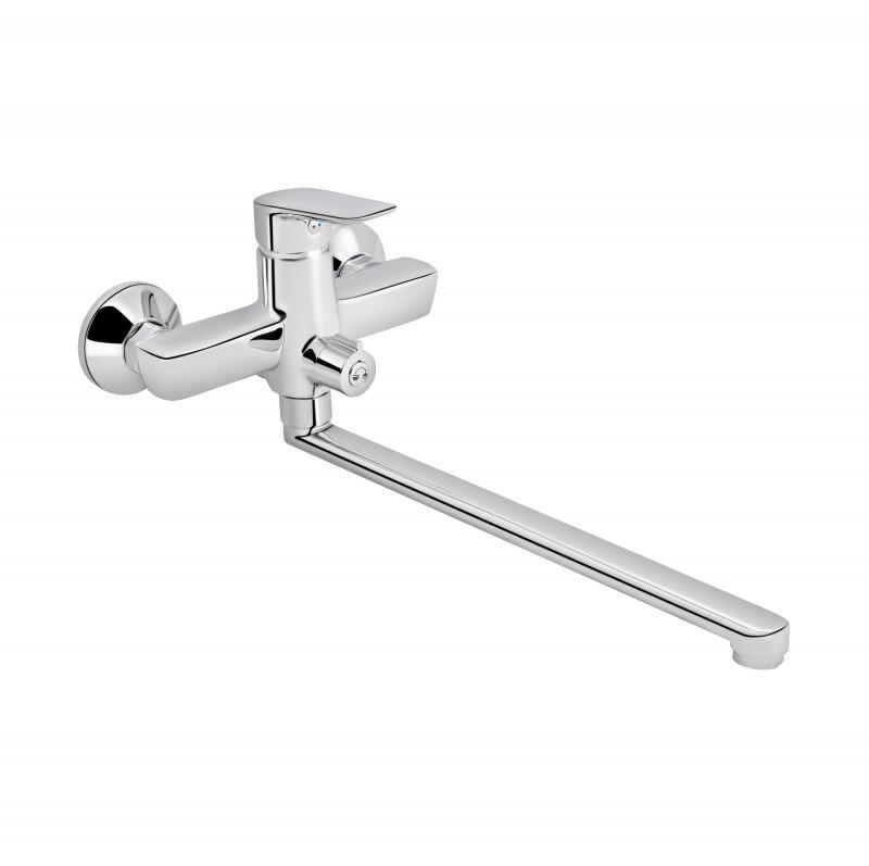 Змішувач для ванни Qtap Leo 3262102GC, фото 1