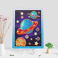 Алмазная мозаика для детей ColorArt с подставкой Планеты