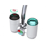 Водонагрівач термостатичний із фільтром для очищення води ZSW-D01 бойлер кран електроводонагрівач 2 в 1, фото 2