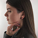 Сережки з нержавіючої медичної сталі "Clipeus", фото 4